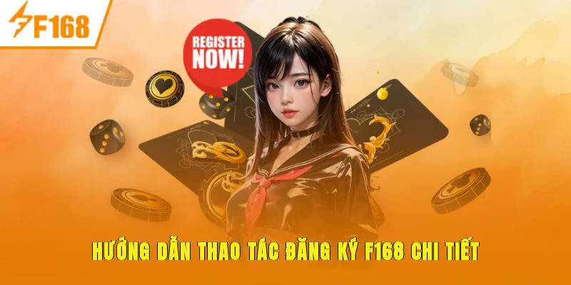 Hướng dẫn thao tác đăng ký F168 chi tiết